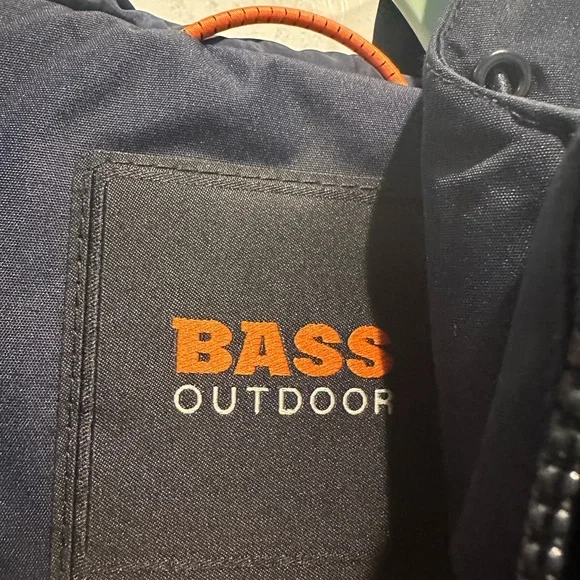 Bass Outdoor Water resistance unisex navy jacket Size L - Picture 9 of 15